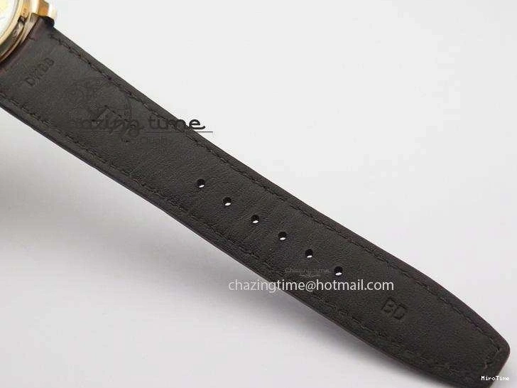 MIROTIME 1219 Unisex Portuguese Real PR RG IW500702 ZF 1:1 Best Edition On Brown Leather Strap A52010 V 7303